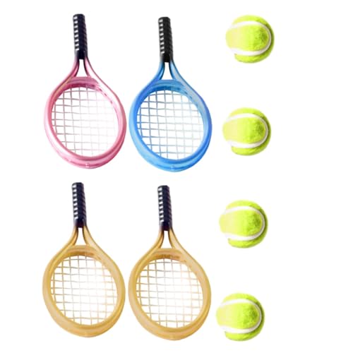 CLISPEED 1Satz Mini Tennisschläger mit Mini Bällen Dekorative Fotografie Requisiten für Puppenhäuser und Dekorationen Perfektes Zubehör für Tennisliebhaber und Kreative Projekte CLISPEED 1Satz Mini Tennisschläger mit Mini Bällen Dekorative Fotografie Requisiten für Puppenhäuser und Dekorationen Perfektes Zubehör für Tennisliebhaber und Kreative Projekte von CLISPEED