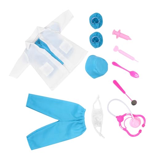 CLISPEED 1Satz Puppenkleidung Outfit mit Zubehör für Rollenspiele Vielseitig Einsetzbar Fördert Kreativität und Soziale Fähigkeiten für Puppen CLISPEED 1Satz Puppenkleidung Outfit mit Zubehör für Rollenspiele Vielseitig Einsetzbar Fördert Kreativität und Soziale Fähigkeiten für Puppen von CLISPEED