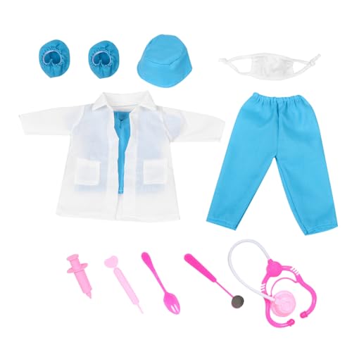 CLISPEED 1Satz Puppenkostüm für Große Puppen und Krankenschwester Thema mit Zubehör für Kreatives Rollenspiel und Soziale Fähigkeiten für Gruppenspiele und Fantasie CLISPEED 1Satz Puppenkostüm für Große Puppen und Krankenschwester Thema mit Zubehör für Kreatives Rollenspiel und Soziale Fähigkeiten für Gruppenspiele und Fantasie von CLISPEED
