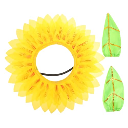 CLISPEED 1Satz Sonnenblumenkopfbedeckung Mit Handschuhen Lustige Sonnenblumen Kopfband Accessoires Für Kostümpartys Karneval Und Festivals CLISPEED 1Satz Sonnenblumenkopfbedeckung Mit Handschuhen Lustige Sonnenblumen Kopfband Accessoires Für Kostümpartys Karneval Und Festivals von CLISPEED