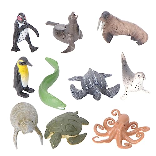 CLISPEED 1Satz Teiliges Meerestier Spielzeugset Realistische Mini Tierfiguren aus Hochwertigem für Lernspielzeug und Dekoration für Unterwasserumgebungen von CLISPEED