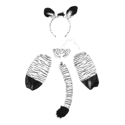 CLISPEED 1Satz Zebra Kostüm für Erwachsene Teiliges Tierkostüm mit Stirnband Handschuhen für Cosplay Partys und Besondere Anlässe und Hautfreundlich Perfektes CLISPEED 1Satz Zebra Kostüm für Erwachsene Teiliges Tierkostüm mit Stirnband Handschuhen für Cosplay Partys und Besondere Anlässe und Hautfreundlich Perfektes von CLISPEED
