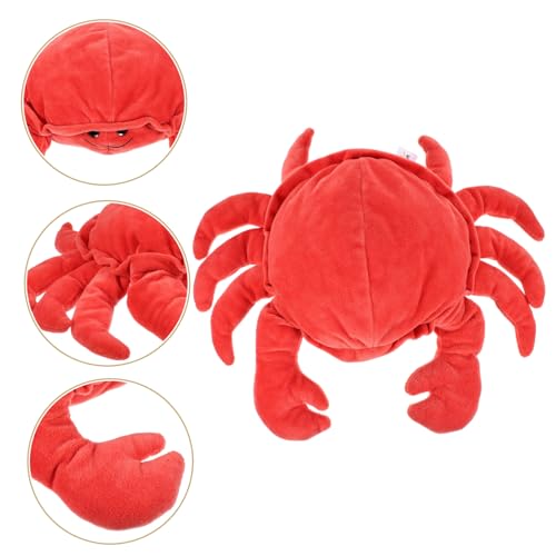 CLISPEED 1Stück Cartoon Handpuppe Krabbe Interaktives Plüschspielzeug für Rollenspiele für Eltern Junge Mädchen Interaktion Fantasieaktivitäten Geeignet für Zuhause Schule CLISPEED 1Stück Cartoon Handpuppe Krabbe Interaktives Plüschspielzeug für Rollenspiele für Eltern Junge Mädchen Interaktion Fantasieaktivitäten Geeignet für Zuhause Schule von CLISPEED