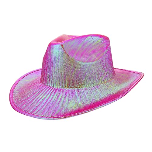 CLISPEED Cowgirlhut für Mädchen Glitzer Westernstyle Hut Modisches Partykostümzubehör Verstellbare Krempe für Karneval Halloween und Fotoshootings 1 Stück von CLISPEED