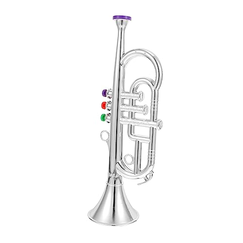 CLISPEED 1stück Trompete Spielzeug Musikinstrument Für Frühe Bildung Realistische Simulation Sicheres Material Für Kleine Musikliebhaber von CLISPEED