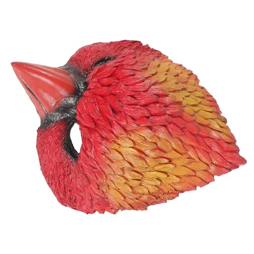 CLISPEED 1Stück Vogelkopfmaske für Karneval Party Realistische Tiermaske Rot für Maskerade Rollenspiele und Halloween Hochwertiges PU Material Lustiges Design CLISPEED 1Stück Vogelkopfmaske für Karneval Party Realistische Tiermaske Rot für Maskerade Rollenspiele und Halloween Hochwertiges PU Material Lustiges Design von CLISPEED