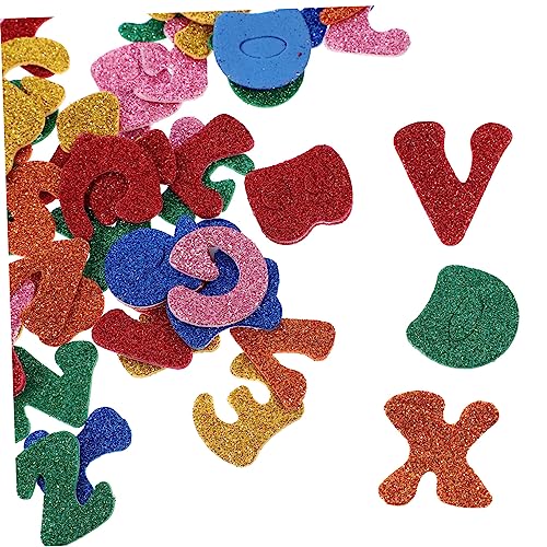 CLISPEED 2 Packungen Pack Glitzer Buchstaben Aufkleber Selbstklebende Moosgummi Buchstaben für Scrapbooking Basteln und DIY Dekoration pro Packung CLISPEED 2 Packungen Pack Glitzer Buchstaben Aufkleber Selbstklebende Moosgummi Buchstaben für Scrapbooking Basteln und DIY Dekoration pro Packung von CLISPEED