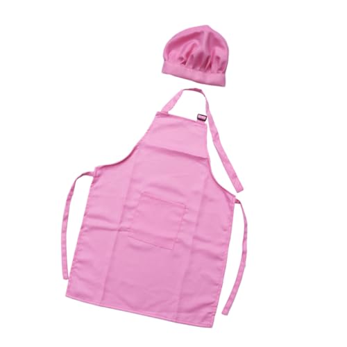 CLISPEED 2 STÜCK Kochschürze und Kochmütze Set Teilig Große Dickes Glattes Material Waschbar für Jahre zum Kochen Backen Malen und Partys Rosa Design CLISPEED 2 STÜCK Kochschürze und Kochmütze Set Teilig Große Dickes Glattes Material Waschbar für Jahre zum Kochen Backen Malen und Partys Rosa Design von CLISPEED