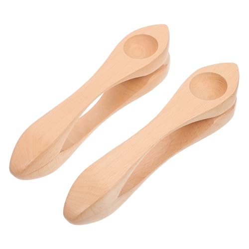 CLISPEED 2 STÜCK Teiliges Holz Musikinstrument für Handgefertigte Percussion Löffel Natürliche Holzqualität Langlebig und Sicher für Kindergarten Musikunterricht und Bühnenauftritte CLISPEED 2 STÜCK Teiliges Holz Musikinstrument für Handgefertigte Percussion Löffel Natürliche Holzqualität Langlebig und Sicher für Kindergarten Musikunterricht und Bühnenauftritte von CLISPEED