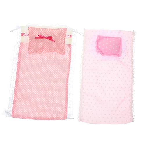 CLISPEED 2 Sätze Bettblattkissenanzug Modell Party Miniatur Puppenhausbett-zubehörset Puppenhaus -Accessoire Mini-puppenhauszubehör Minibett Für Puppenhaus Kleines Puppenhaus Baumwolle Rosa CLISPEED 2 Sätze Bettblattkissenanzug Modell Party Miniatur Puppenhausbett-zubehörset Puppenhaus -Accessoire Mini-puppenhauszubehör Minibett Für Puppenhaus Kleines Puppenhaus Baumwolle Rosa von CLISPEED