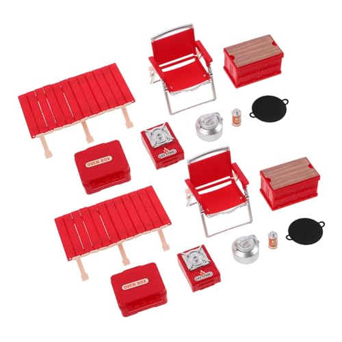 CLISPEED 2 Sätze Camping Spielset mit Realistischen Mini Klappstühlen Tragbarem Picknicktisch und Campingkocher Leichtes Outdoor Indoor Rollenspiel für Kleinkinder Fördert Kreativität und CLISPEED 2 Sätze Camping Spielset mit Realistischen Mini Klappstühlen Tragbarem Picknicktisch und Campingkocher Leichtes Outdoor Indoor Rollenspiel für Kleinkinder Fördert Kreativität und von CLISPEED