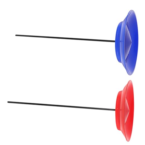CLISPEED 2 Sätze Jonglierende Hände Gymnastik Zirkus bunt Party Jonglierset für Fitnessstudio für Jonglierspielzeug für weiche Spinnplatte akrobatischer Stock Plastik von CLISPEED