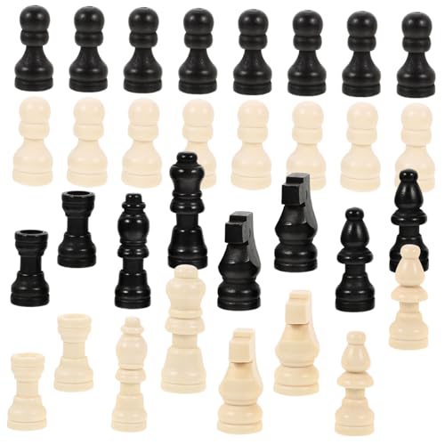 CLISPEED 2 Sätze Mini Schachset aus Holz mit Schachfiguren für Schachbrett Internationale Schachspielstücke für Brettspiele und Kreative Projekte CLISPEED 2 Sätze Mini Schachset aus Holz mit Schachfiguren für Schachbrett Internationale Schachspielstücke für Brettspiele und Kreative Projekte von CLISPEED
