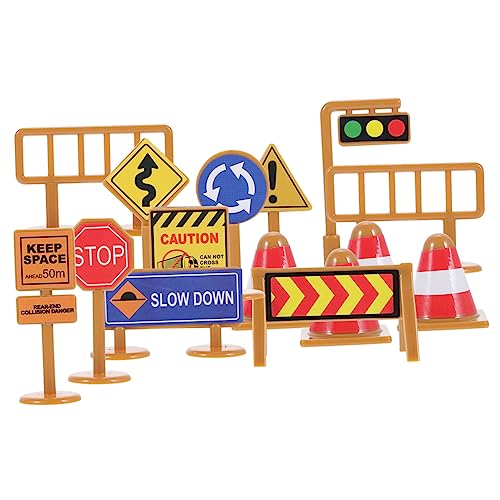 CLISPEED 2 Sätze Mini Verkehrszeichen Spielset aus Robustem Pädagogische Straßenschilder für Inklusive Verkehrskegel und Warnschild Fördert Verkehrssicherheit und Kreatives Lernen CLISPEED 2 Sätze Mini Verkehrszeichen Spielset aus Robustem Pädagogische Straßenschilder für Inklusive Verkehrskegel und Warnschild Fördert Verkehrssicherheit und Kreatives Lernen von CLISPEED