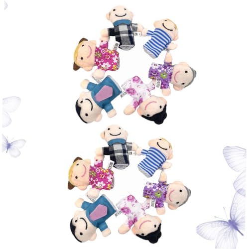CLISPEED 2 Sätze Teilig Mini Fingerpuppen Familie Handpuppen Lernspielzeug für Motorikspielzeug Vorschule Kindergarten mit Opa Großmutter Vater Mutter Schwester CLISPEED 2 Sätze Teilig Mini Fingerpuppen Familie Handpuppen Lernspielzeug für Motorikspielzeug Vorschule Kindergarten mit Opa Großmutter Vater Mutter Schwester von CLISPEED