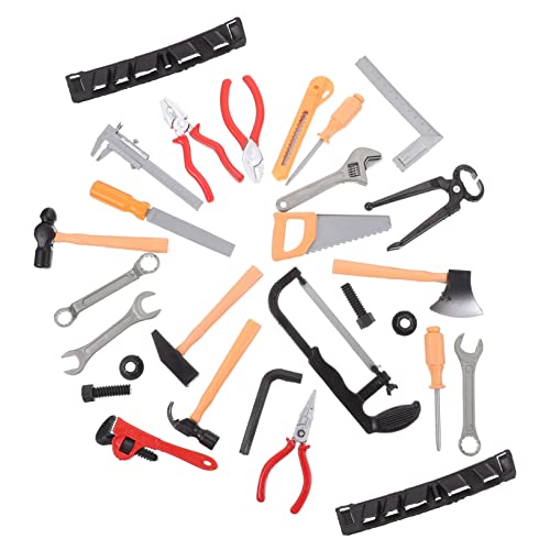 CLISPEED 2 Satz Werkzeugset Realistische Reparaturwerkzeuge aus Sicher und Glatt mit Hammer Schraubendreher Zange für Rollenspiele und DIY für Jungen und Mädchen von CLISPEED