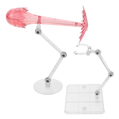CLISPEED 2 Stück Actionfigur Steht Dolly Puppe Sammlerstück Zahlen Unterstützung Aktionsbasis Steht für Actionfiguren Modellfiguren Zubehör für Actionfiguren Plastik Rosa von CLISPEED
