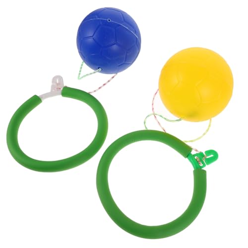 CLISPEED 2 Stück Ankle Skip Ball für Erwachsene Fußring Sprungball mit Drehbarem Ball Fördert Fitness und Outdoor Sport Robustes Hüpfspielzeug für Einzel und Partnertraining CLISPEED 2 Stück Ankle Skip Ball für Erwachsene Fußring Sprungball mit Drehbarem Ball Fördert Fitness und Outdoor Sport Robustes Hüpfspielzeug für Einzel und Partnertraining von CLISPEED
