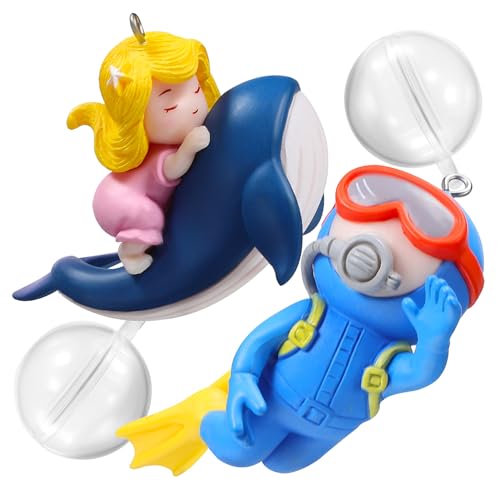 CLISPEED 2 Stück Aquarium Schwimmende Taucher Deko Teiliges Bunte Figuren für Fischbecken Vielseitig Einsetzbar als Aquariumdekoration und Gartendekor CLISPEED 2 Stück Aquarium Schwimmende Taucher Deko Teiliges Bunte Figuren für Fischbecken Vielseitig Einsetzbar als Aquariumdekoration und Gartendekor von CLISPEED