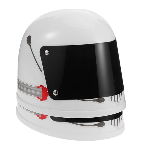 CLISPEED 2 Stück Astronautenhelm aus Kunststoff Leichtes Robustes Raumfahrerkostüm Zubehör für Rollenspiele Halloween Karneval und Geburtstagsparty von CLISPEED