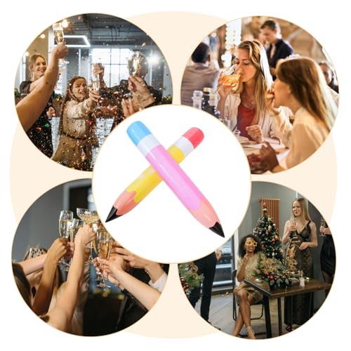 CLISPEED 2 Stück Aufblasbare Buntstifte PVC Geburtstagsparty Deko Gelb Inflatable Crayon Prop Schulparty Partyzubehör Vielseitig Einsetzbar für Feier und Klassenzimmer CLISPEED 2 Stück Aufblasbare Buntstifte PVC Geburtstagsparty Deko Gelb Inflatable Crayon Prop Schulparty Partyzubehör Vielseitig Einsetzbar für Feier und Klassenzimmer von CLISPEED