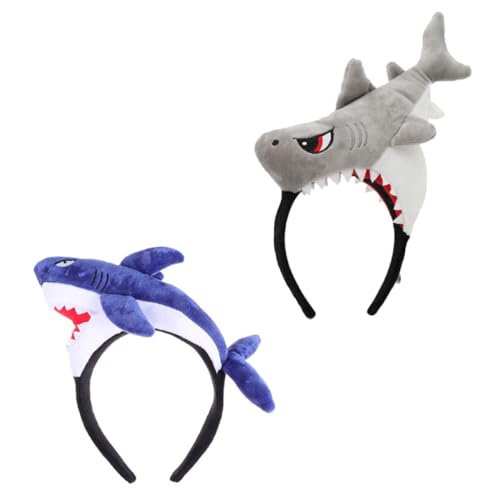 CLISPEED 2 Stück Design Haarreifen für Niedliche Kopfschmuck Kostüm Accessoires für Partys und Cosplay Blau und Tigerhai Bequem und Haardekor für Feste und Feiern CLISPEED 2 Stück Design Haarreifen für Niedliche Kopfschmuck Kostüm Accessoires für Partys und Cosplay Blau und Tigerhai Bequem und Haardekor für Feste und Feiern von CLISPEED