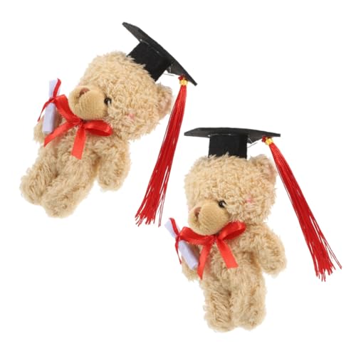 CLISPEED Plüsch-abschlussbär Stofftier Doktorbär Abschlussbär Puppe Glückwunsch-absolvent Tierpuppen Dekorierter Bär Zum Abschluss von CLISPEED