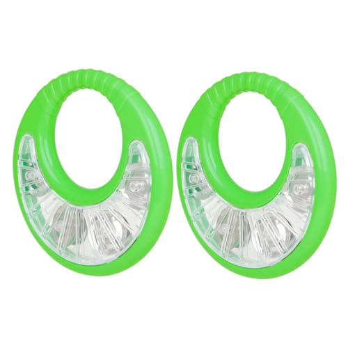 CLISPEED 2 Stück Handheld Tambourine Abs Schellenring Musikinstrument Rhythmusfördernd für Kleinkinder Grün Leicht zu Langlebig und rutschfest CLISPEED 2 Stück Handheld Tambourine Abs Schellenring Musikinstrument Rhythmusfördernd für Kleinkinder Grün Leicht zu Langlebig und rutschfest von CLISPEED