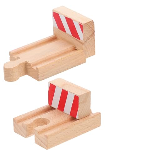 CLISPEED 2 Stück Holz schienen zubehör Natürliche Holzeisenbahnstrecke Kompatibel mit Brio DIY für Kreative Zugbahn Erweiterung und Fantasievolles Bauen CLISPEED 2 Stück Holz schienen zubehör Natürliche Holzeisenbahnstrecke Kompatibel mit Brio DIY für Kreative Zugbahn Erweiterung und Fantasievolles Bauen von CLISPEED