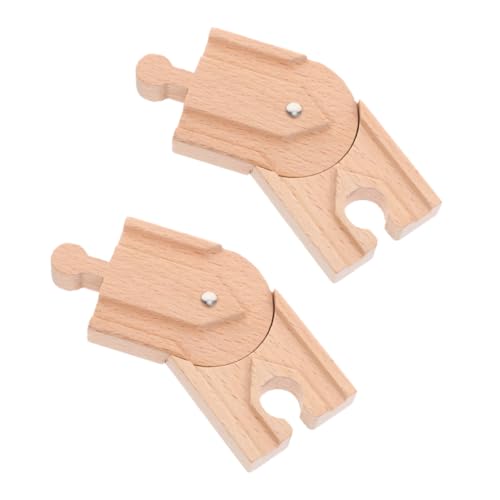 CLISPEED 2 Stück Holzeisenbahn Gleis Teiliges DIY Schienen Zubehör für Kreatives Holzspielzeug für Jungen und Mädchen Fördert Feinmotorik und Fantasievolles CLISPEED 2 Stück Holzeisenbahn Gleis Teiliges DIY Schienen Zubehör für Kreatives Holzspielzeug für Jungen und Mädchen Fördert Feinmotorik und Fantasievolles von CLISPEED