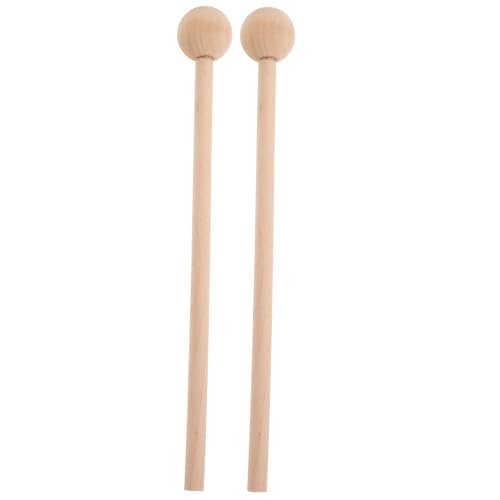CLISPEED 2 Stück Holzschlägel für Xylophon und Glockenspiel Orff Schlaghämmer mit Runder Spitze für Frühkindliche Musikpädagogik und Musikalische Entwicklung CLISPEED 2 Stück Holzschlägel für Xylophon und Glockenspiel Orff Schlaghämmer mit Runder Spitze für Frühkindliche Musikpädagogik und Musikalische Entwicklung von CLISPEED