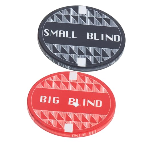 CLISPEED 2 Stück Keramik Dealer Chips Teilig Runde Poker Zubehör Große Kleine Blinds Spielmarken Zählchips für Indoor Outdoor Casinospiele Pokerkoffer Ergänzung CLISPEED 2 Stück Keramik Dealer Chips Teilig Runde Poker Zubehör Große Kleine Blinds Spielmarken Zählchips für Indoor Outdoor Casinospiele Pokerkoffer Ergänzung von CLISPEED
