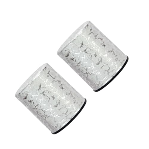 CLISPEED 2 Stück Leder Würfelbecher Zylindrische Würfelbox Cheating Verdicktes Design Silbernes Muster Für Ktv Party Spielspaß von CLISPEED