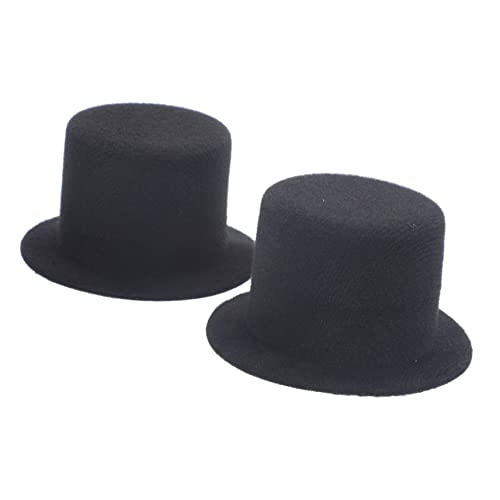 CLISPEED 2 Stück Mini Hüte DIY Bastelbedarf für Puppen Haustierdeko Handgefertigt Schwarze Miniatur Hüte für Bastelprojekte Party Zubehör CLISPEED 2 Stück Mini Hüte DIY Bastelbedarf für Puppen Haustierdeko Handgefertigt Schwarze Miniatur Hüte für Bastelprojekte Party Zubehör von CLISPEED