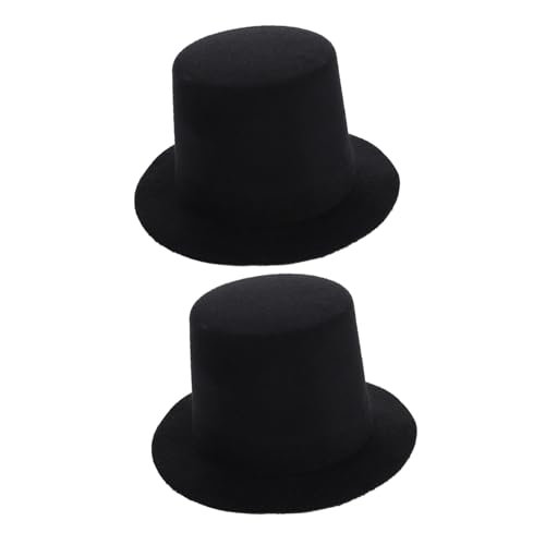 CLISPEED 2 Stück Mini Schwarze Hüte aus Stoff und Eva DIY Puppenhut Bastelset für Puppenkostüme Stilvolle Handgemachte Mini Hut Dekoration für Kunstprojekte CLISPEED 2 Stück Mini Schwarze Hüte aus Stoff und Eva DIY Puppenhut Bastelset für Puppenkostüme Stilvolle Handgemachte Mini Hut Dekoration für Kunstprojekte von CLISPEED