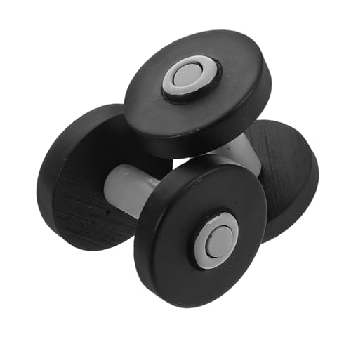 CLISPEED 2 Stück Miniatur Puppenhaus Hanteln Realistisch Gestaltete Mini Dumbbells mit Detailreicher Struktur Handliche Miniatur Sportgeräte für Mikro Landschaften und Puppenhaus von CLISPEED
