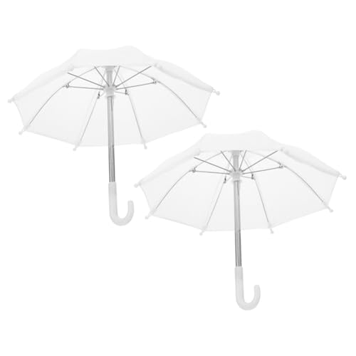 CLISPEED 2 Stück Miniatur Regenschirm für Puppenhäuser Realistische Miniaturaccessoires zur Dekoration Weiß Hochwertige Handwerkskunst für Lebendige Szenen CLISPEED 2 Stück Miniatur Regenschirm für Puppenhäuser Realistische Miniaturaccessoires zur Dekoration Weiß Hochwertige Handwerkskunst für Lebendige Szenen von CLISPEED