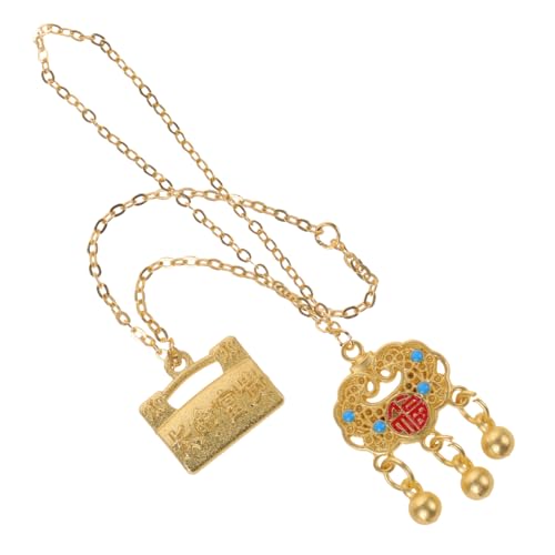 CLISPEED 2 Stück Puppen Halsketten Teilig Schmuck Zubehör Chinesisch Stil Langem Schloss Glückszeichen Anhänger Accessoire für Puppen Mode und Rollenspiel CLISPEED 2 Stück Puppen Halsketten Teilig Schmuck Zubehör Chinesisch Stil Langem Schloss Glückszeichen Anhänger Accessoire für Puppen Mode und Rollenspiel von CLISPEED