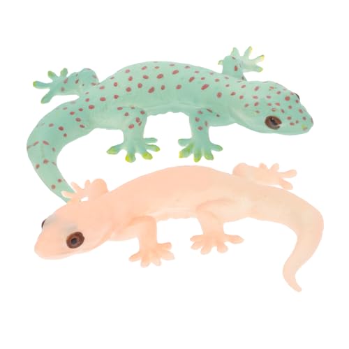 CLISPEED 2 Stück Realistische Kleine Echsenfiguren Simulation Tiermodell Garten Balkon Dekoration Leichte Echsen Nachbildung als Scherzartikel und Gartendeko CLISPEED 2 Stück Realistische Kleine Echsenfiguren Simulation Tiermodell Garten Balkon Dekoration Leichte Echsen Nachbildung als Scherzartikel und Gartendeko von CLISPEED