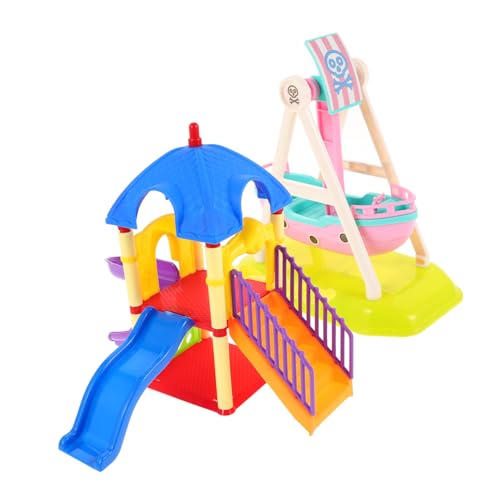 CLISPEED 2 Stück Rutsche Piratenschiff Spielplatz Mini Spielplatz Kinderspielplatz Modelle Spielplatz Modell Puppenhaus Ornamente Mini Rutsche Modell Mini Kunststoff CLISPEED 2 Stück Rutsche Piratenschiff Spielplatz Mini Spielplatz Kinderspielplatz Modelle Spielplatz Modell Puppenhaus Ornamente Mini Rutsche Modell Mini Kunststoff von CLISPEED
