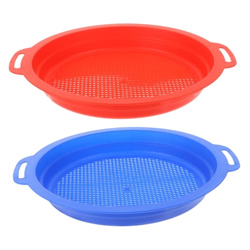 CLISPEED 2 Stück Sandspielzeug Teiliges Sandfilter Sieb Strandspielzeug Leicht Tragbar Fördert Feinmotorik und Koordination für Strand und Sandkasten CLISPEED 2 Stück Sandspielzeug Teiliges Sandfilter Sieb Strandspielzeug Leicht Tragbar Fördert Feinmotorik und Koordination für Strand und Sandkasten von CLISPEED