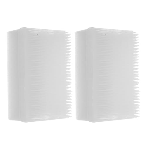 CLISPEED 2 Stück Sensory Defensiveness Bürste, Wilbarger Therapie Bürste für Kinder, Weiß, 8 x 4,7 x 3,6 cm von CLISPEED