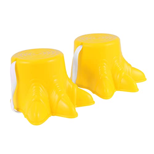 CLISPEED Stelzenspielzeug 2 Stücke Kunststoff Stelzenschuhe für Kinder Outdoor Sport Spielzeug Balance Training Fördert Gleichgewicht und Eltern Kind Beziehung von CLISPEED