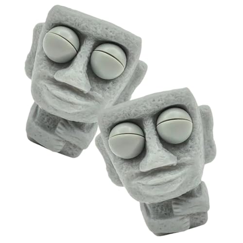 CLISPEED 2 Stück Stressabbau Lustige Fidget Squeeze Toys aus Vinyl Kompaktes Interessantes Druckspielzeug für Erwachsene zur Stressreduzierung von CLISPEED