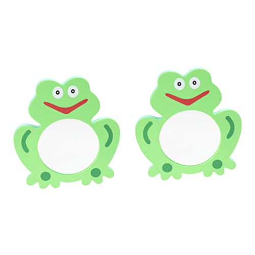 CLISPEED 2 Stück Teiliges Badespielzeug Froschform Eva Spiegelspielzeug Sicher Leicht für Kleinkinder Badewanne Spielspaß Grün CLISPEED 2 Stück Teiliges Badespielzeug Froschform Eva Spiegelspielzeug Sicher Leicht für Kleinkinder Badewanne Spielspaß Grün von CLISPEED