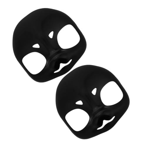 CLISPEED 2 Stück Teiliges Fursuit Head Base aus Robustem Kunststoff Unbemalte Tiergesichtsmaske für DIY Bemalung Vielseitige Halloween Cosplay Maske Langlebige Tierkopf Basis für von CLISPEED