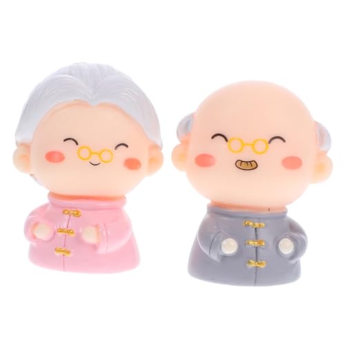 CLISPEED 2 Stück Teiliges Großeltern Figuren aus Resin Langlebige Miniatur Deko für Hochzeitstorte und Jubiläumsfeier Handgefertigte Farbige Kuchenornamente für Besondere Anlässe CLISPEED 2 Stück Teiliges Großeltern Figuren aus Resin Langlebige Miniatur Deko für Hochzeitstorte und Jubiläumsfeier Handgefertigte Farbige Kuchenornamente für Besondere Anlässe von CLISPEED