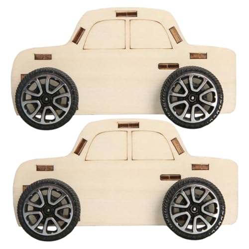 CLISPEED 2 Stück Teiliges Holzauto DIY Bausatz für Langlebiges Naturbelassenes Holzspielzeug Fördert Kreativität und Vorstellungskraft Pädagogisches Bastelspielzeug für Kindergarten und CLISPEED 2 Stück Teiliges Holzauto DIY Bausatz für Langlebiges Naturbelassenes Holzspielzeug Fördert Kreativität und Vorstellungskraft Pädagogisches Bastelspielzeug für Kindergarten und von CLISPEED