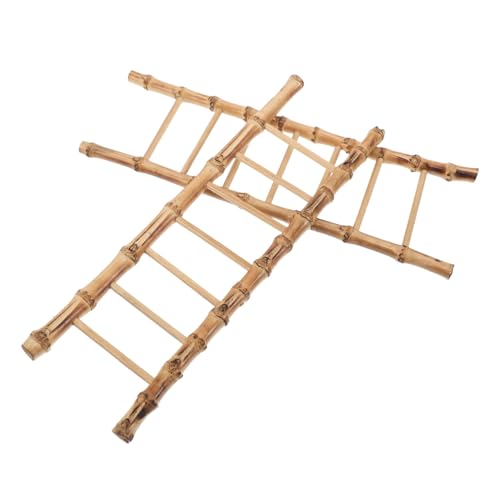 CLISPEED 2 Stück Teiliges Miniatur Bambusleiter Set Realistisch Gestaltete Puppenhaus Möbel Fein Verarbeitetes Vintage Modell Platzsparend für DIY Landschafts und Feengarten Dekoration CLISPEED 2 Stück Teiliges Miniatur Bambusleiter Set Realistisch Gestaltete Puppenhaus Möbel Fein Verarbeitetes Vintage Modell Platzsparend für DIY Landschafts und Feengarten Dekoration von CLISPEED