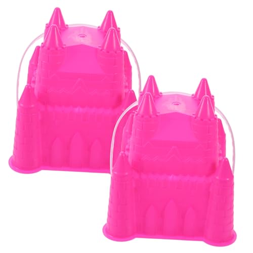 CLISPEED 2 Stück Teiliges Outdoor Schneemodell und Sandspielzeug Großer Dicker Achteckiger Burgeimer Leicht und Robust für Schnee und Sandspiel im Freien Zufällige Farbe Zufällige Farbe von CLISPEED